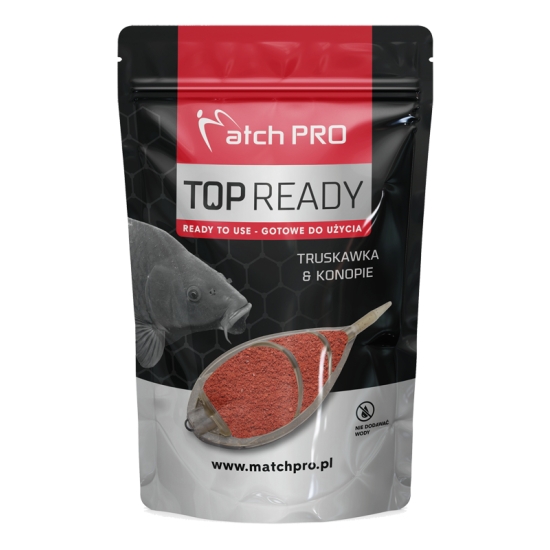 Match Pro READY METHODMIX TRUSKAWKA & KONOPIE 700g